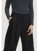 Hessnatur Hessnatur Twill-Hose Wide Leg aus TENCEL™ Lyocell in schwarz