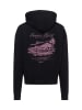 PEGADOR Kapuzenpullover Polion in schwarz altrosa - 0001