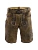 Maddox Country Lederhose Rolli in braun