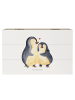 Mr. & Mrs. Panda Dekokiste Pinguin umarmen ohne Spruch in Weiß