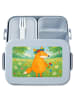 Mr. & Mrs. Panda MEPAL Bentobox Fuchs Blumen Design ohne Spruch in Blau Pastell