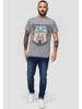 Re:Covered T-Shirt Marvel Captain America Badge in Grey