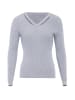 CHANI Strickpullover in Grau Melange