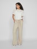 Vila Weite Stoff Hose 7/8 Wide Leg Trousers VIPRICIL in Grau