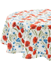REDBEST Baumwolle Tischdecke in Mohnblume