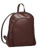Cluty City-Rucksack echt Leder in braun