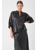 Soaked in Luxury Kurzarm-Bluse SLMirmir Lockere Passform in Black
