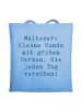 Mr. & Mrs. Panda Uni Tasche Spruch Malteser Herz mit Spruch in Sky Blue