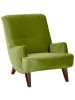 58 aufm Kessel Sessel Kajsa 71x80x101 Bezug Samtvelours Buche nussbaum/oliv
