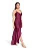 Vera Mont Abendkleid mit Volant in Prune Wine