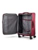 D&N Travel Line 9804 4 Rollen Kofferset 3-teilig mit Dehnfalte in dark red