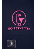 SCHIETWETTER SCHIETWETTER Hoodie Logoprint Toni in navy/pink