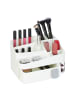 relaxdays Make Up Organizer in Weiß - (B)26 x (H)15 x (T)21 cm