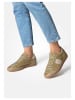 Paul Green Sneaker in Grün/Gold