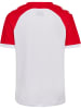 Hummel T-Shirt Raglanärmel Hmlmatch Kinder in WHITE/TRUE RED