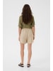 CULTURE Shorts CUaniela Relaxed fit in Dusky Green/Whitecap Stripe