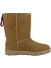 UGG Boots Classic Short Logo Zip in braun