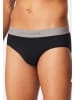 Schiesser Rio Slip / Unterhose 95/5 Cotton in Schwarz