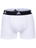 adidas Boxershort 3er Pack in Schwarz/Grau/Weiß