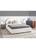 Beliani Doppelbett VAUCLUSE in Weiß - (W) 174 x (H) 112 x (L) 214 cm
