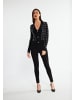 faina Strickjacke Mit Perlen in Schwarz