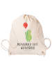 Mr. & Mrs. Panda Tasche Schildkröte Luftballon mit Spruch in Creme