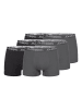 Kappa Kappa 6er Set Boxershorts in 3xSchwarz/3xAnthrazit