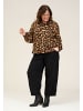 GOZZIP Bluse Elisa in Animal print