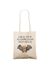 Mr. & Mrs. Panda Strandtasche Fledermaus Flügel mit Spruch in Creme