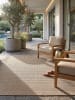 KADIMA DESIGN Teppich Outdoor VIGOLENO modern Uni Wohnzimmer Schlafzimmer in Sand