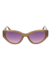 Superdry Frauen Sonnenbrille Katzenauge Braun