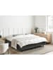Beliani Doppelbett DUKE in Grau/Schwarz - (W) 180 x (H) 37 x (L) 200 cm