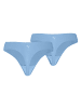 Puma 2er Pack Invisible Ultra Soft Cotton Strings in Hellblau