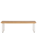 home24 Gartenbank Keens in Braun / Creme