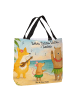 Mr. & Mrs. Panda Schultasche Waldtiere Aloha Design mit Spruch in Weiß