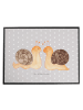 Mr. & Mrs. Panda Schreibunterlage Schnecken Liebe ohne Spruch in Grau Pastell