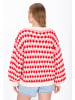myMo Women Sweater in red multicolor