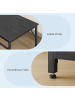 VASAGLE Tisch Barnet in Schwarz - (B)135 x (H)75 x (T)60 cm