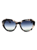 Ana Hickmann Frauen Sonnenbrille Schmetterling Schwarz