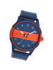 Oozoo Analog-Armbanduhr Oozoo Timepieces blau extra groß (ca. 48mm)