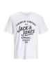 Jack and Jones T-Shirt Bluzane Short Sleeve Tee in Weiß