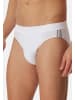 Schiesser Rio Slip / Unterhose 95/5 Stretch - Cotton in Weiß