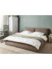 Beliani Doppelbett VINAY in Braun - (W) 196 x (H) 90 x (L) 233 cm