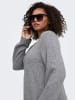 ONLY Carmakoma Strickkleid in Medium Grey Melange