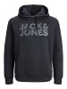 Jack & Jones Sweat Hoodie Frontprint Kapuze Streetwear in Schwarz-4