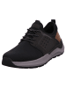 rieker Sportlicher Slipper in schwarz