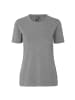 IDENTITY T-Shirt stretch in Grau meliert