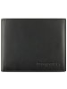 Bugatti Super Slim Geldbörse RFID Schutz Leder 9 cm schwarz