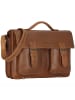 Greenland Nature Nature Aktentasche Leder  40 cm in cognac