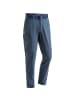 Maier Sports Zip-Hose Torid Slim in Rauchblau